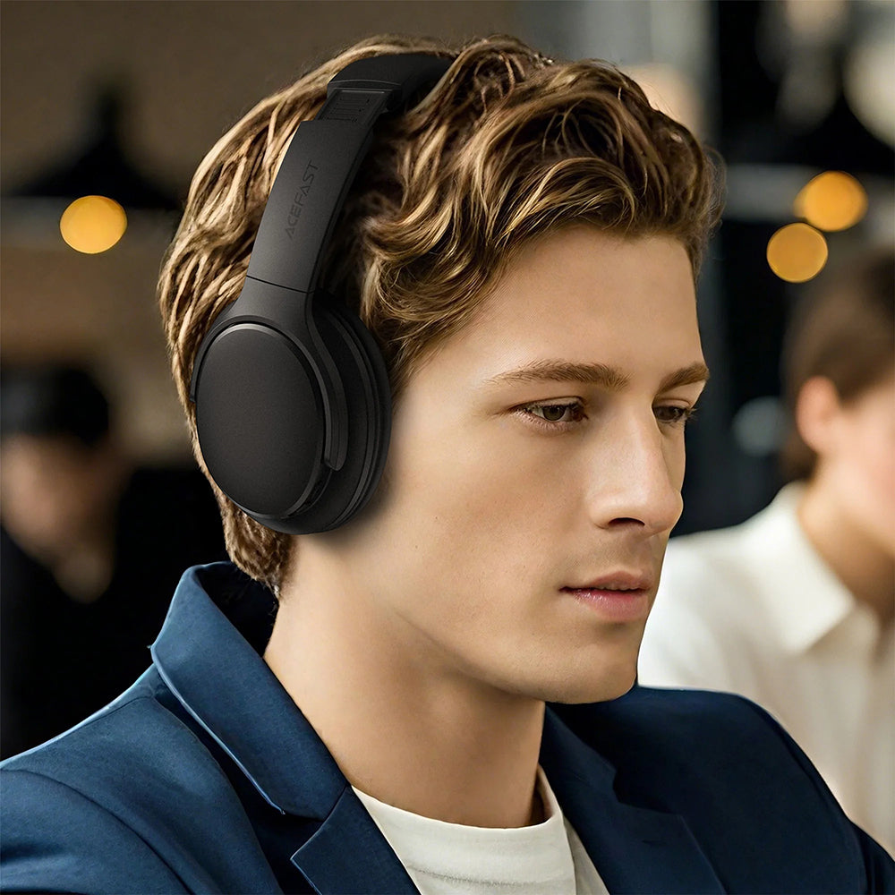 Handsfree Bluetooth Acefast H10, A2DP, Zwart