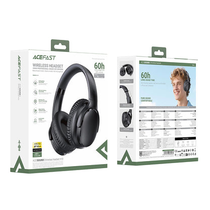 Handsfree Bluetooth Acefast H10, A2DP, Zwart