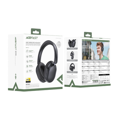 Handsfree Bluetooth Acefast H12, A2DP, ANC, Wit