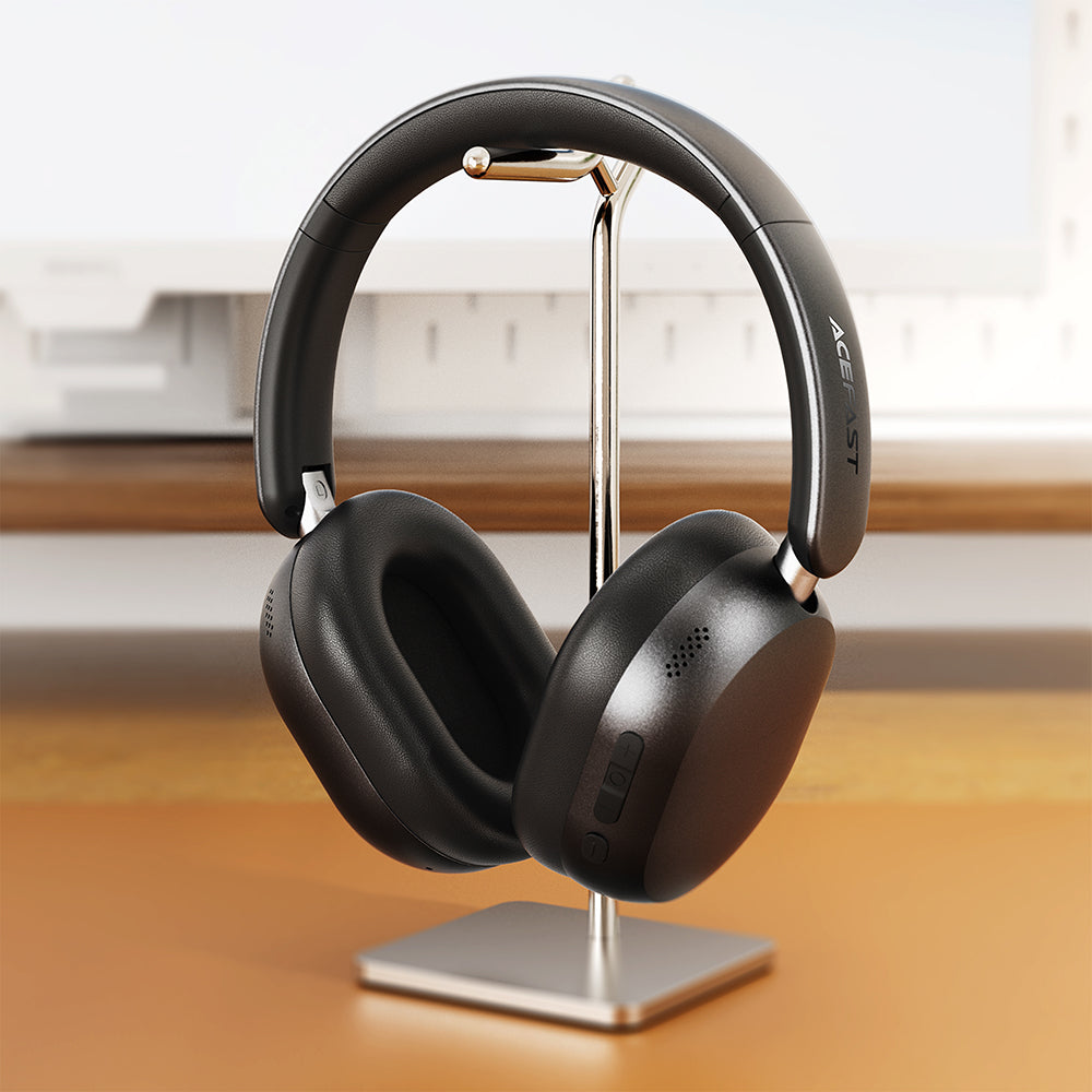 Handsfree Bluetooth Acefast H12, A2DP, ANC, Zwart