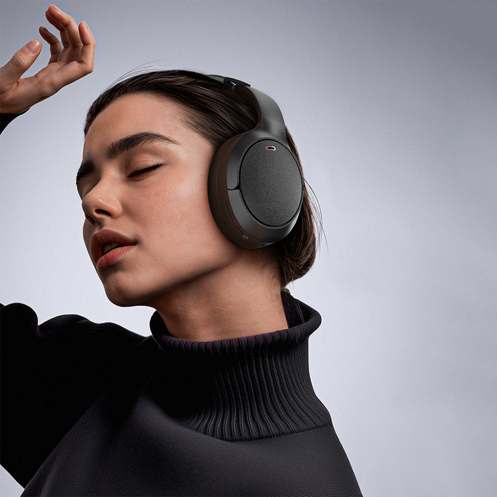 Handsfree Bluetooth Acefast H6, A2DP, ANC, Zwart