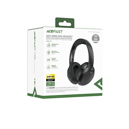 Handsfree Bluetooth Acefast H6, A2DP, ANC, Zwart