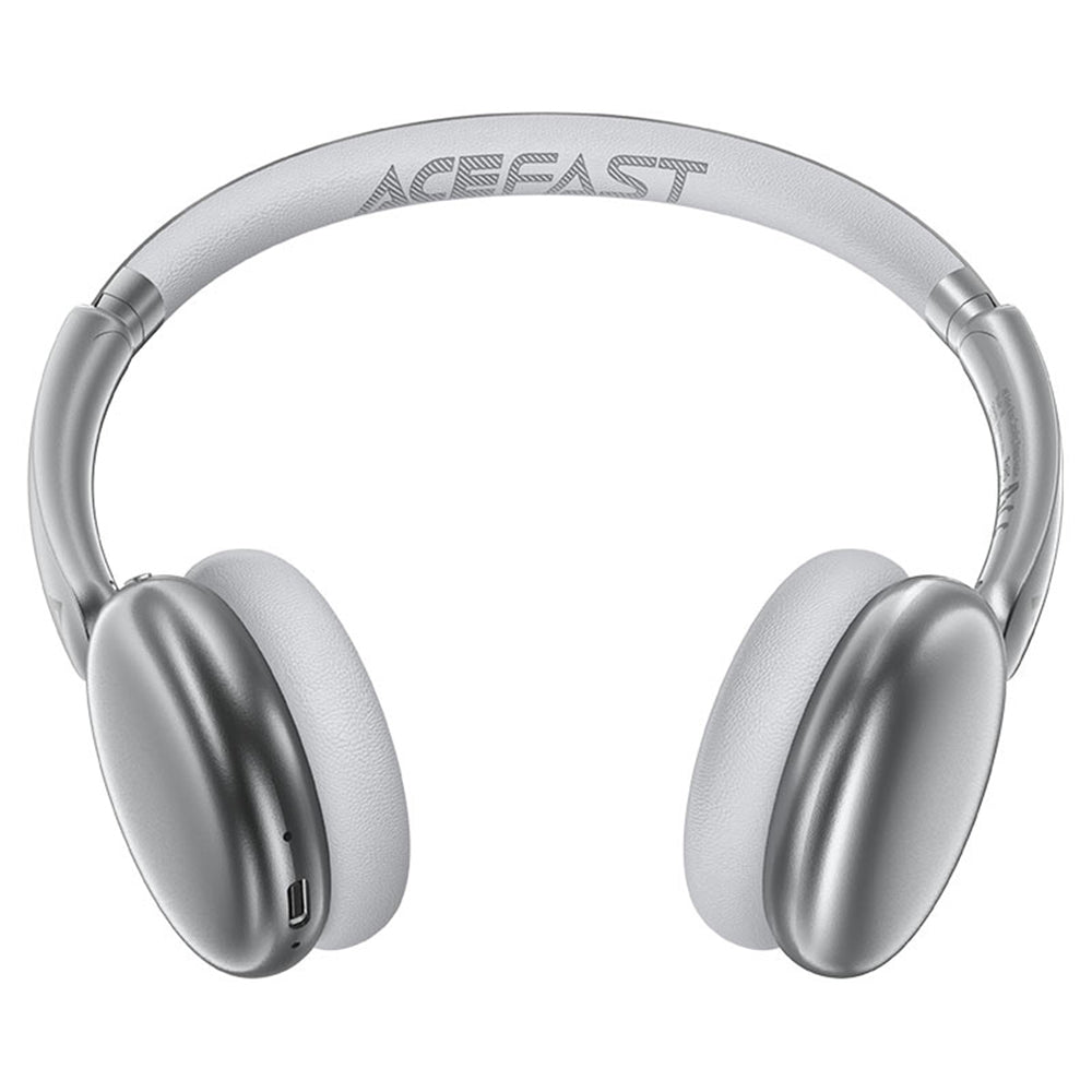 Handsfree Bluetooth Acefast H8, A2DP, ANC, Zilver