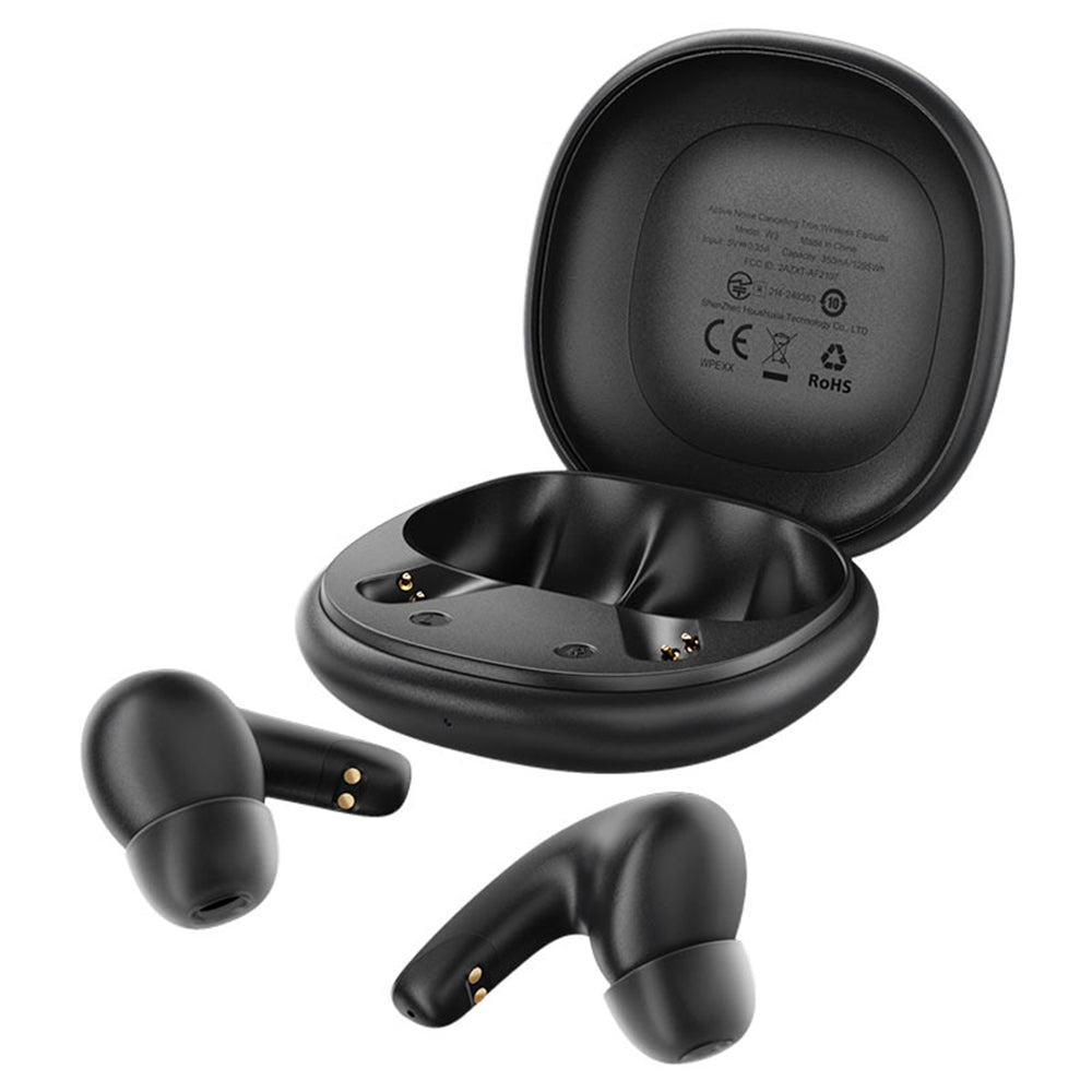 Handsfree Bluetooth Acefast W3, TWS, ANC, Zwart