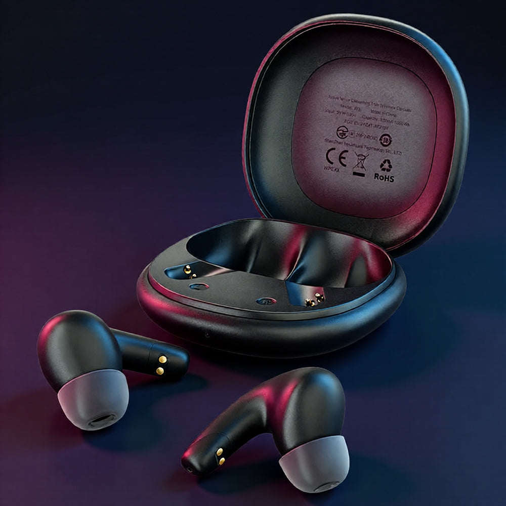 Handsfree Bluetooth Acefast W3, TWS, ANC, Zwart