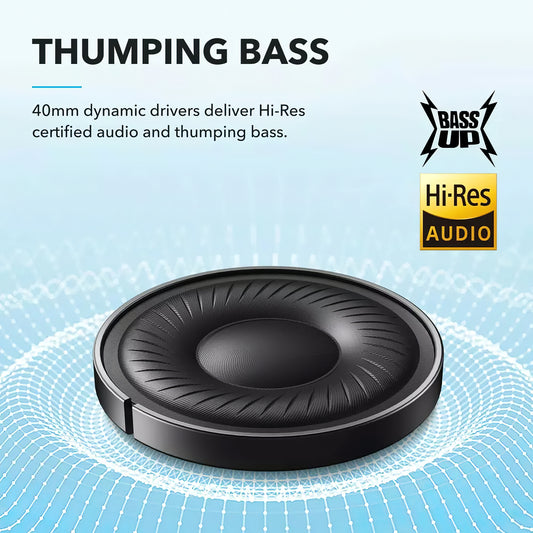Handsfree Bluetooth Anker SoundCore Life Q20i, MultiPoint, A2DP, ANC, Blauw A3004G31