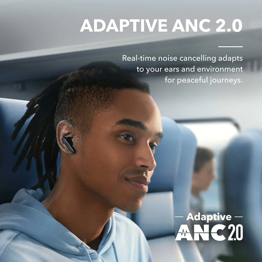 Handsfree Bluetooth Anker SoundCore Liberty 4 NC, TWS, ANC, MultiPoint, Zwart A3947G11