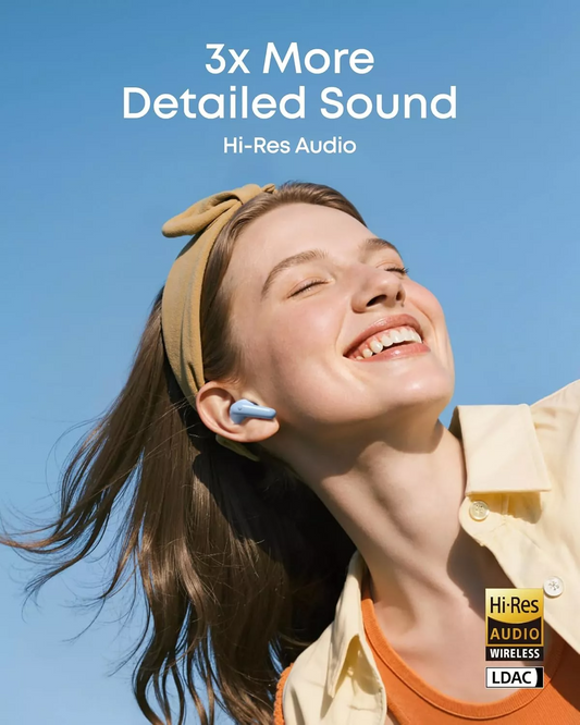 Handsfree Bluetooth Anker Soundcore R60i, TWS, ANC, Blauw D1202G31