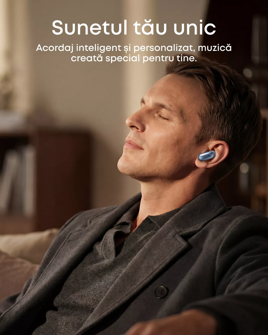 Handsfree Bluetooth Anker SoundCore Liberty 5 Pro, TWS, ANC, MultiPoint, Blauw D1203G31