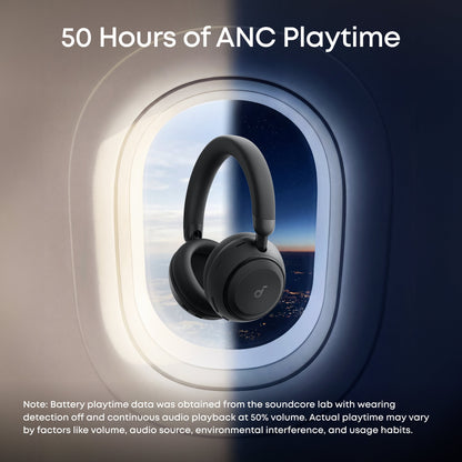 Handsfree Bluetooth Anker SoundCore Space 2, A2DP, ANC, Zwart D1402G11