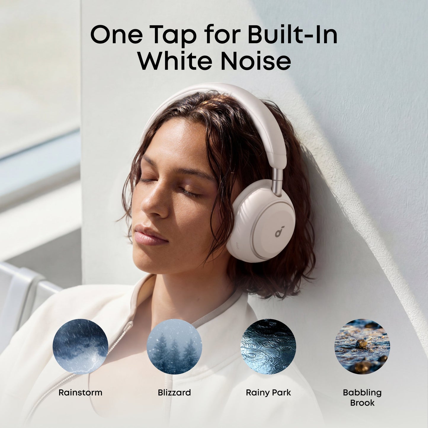 Handsfree Bluetooth Anker SoundCore Space 2, A2DP, ANC, Wit D1402G21