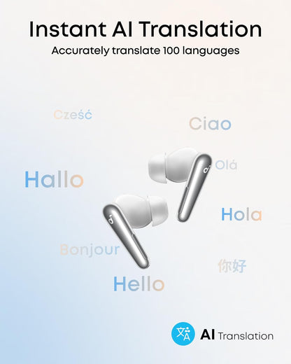 Handsfree Bluetooth Anker Soundcore Liberty 4 Pro, TWS, ANC, Wit A3954G21