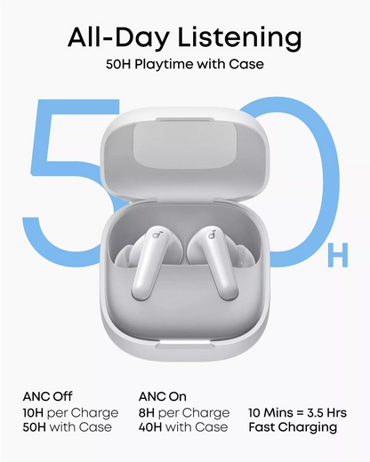 Bluetooth Handsfree Anker SoundCore R60i, TWS, ANC, White D1202G21