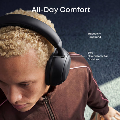 Handsfree Bluetooth Anker SoundCore Space 2, A2DP, ANC, Zwart D1402G11
