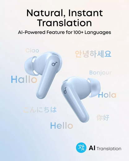 Handsfree Bluetooth Anker Soundcore R60i, TWS, ANC, Blauw D1202G31