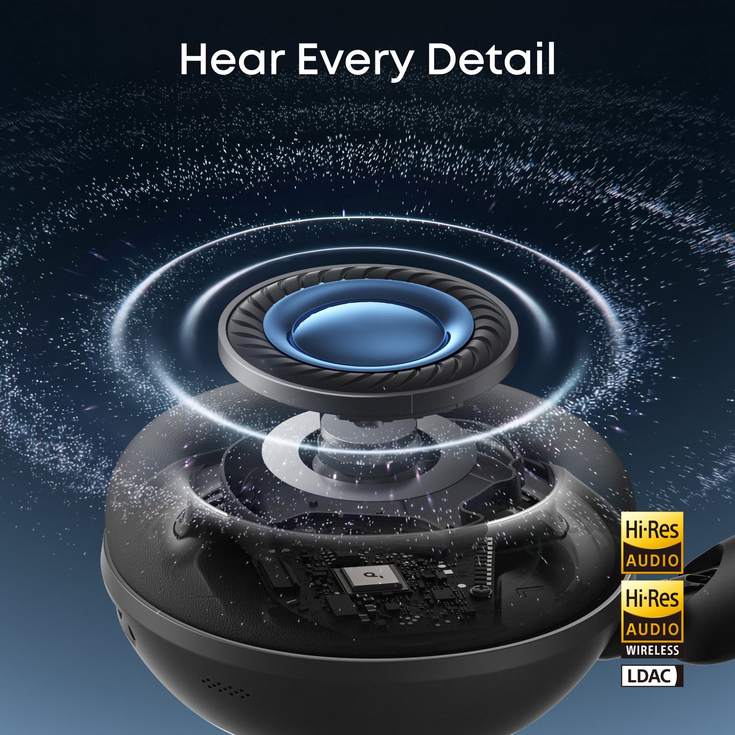 Handsfree Bluetooth Anker SoundCore Space 2, A2DP, ANC, Zwart D1402G11