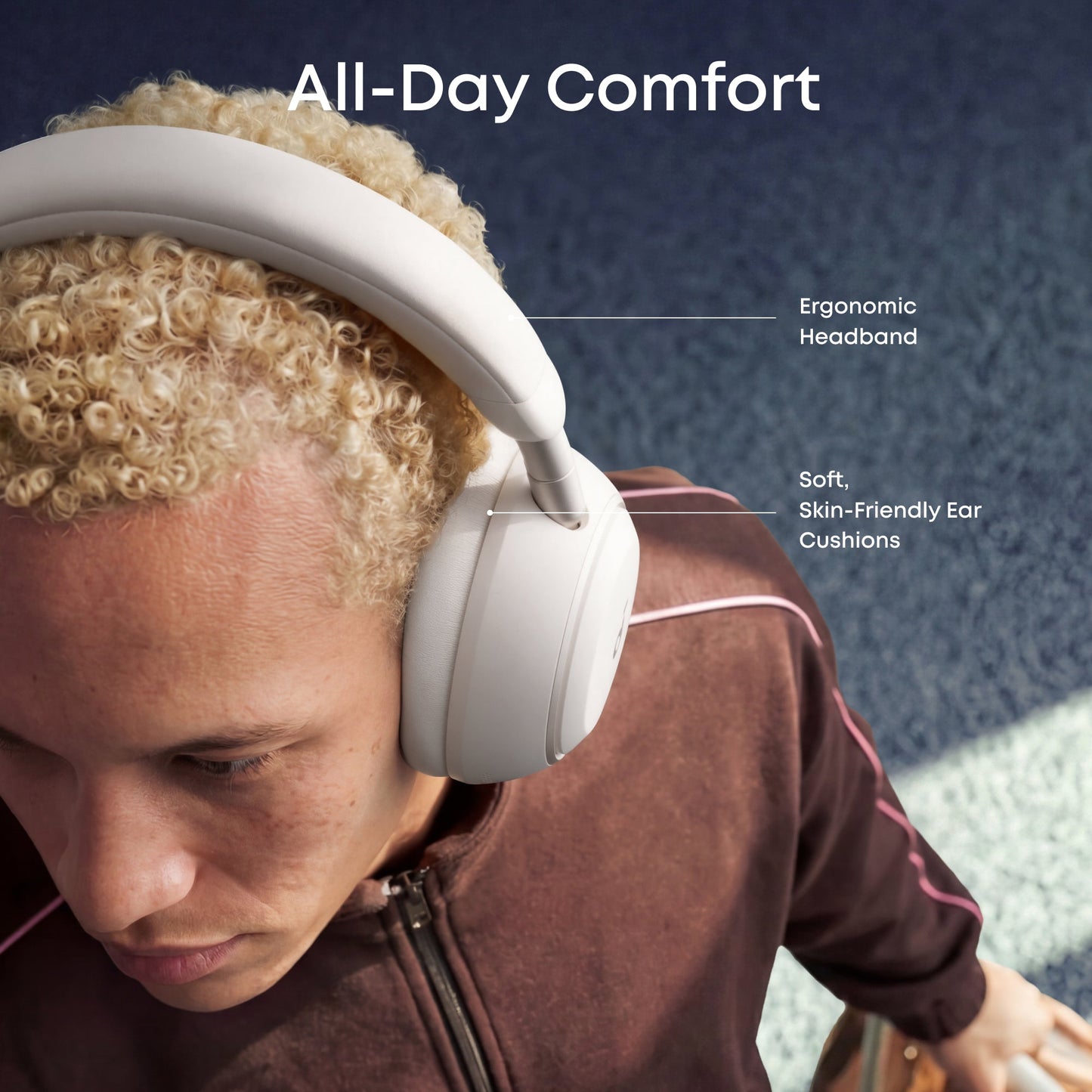 Handsfree Bluetooth Anker SoundCore Space 2, A2DP, ANC, Wit D1402G21