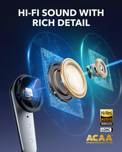 Handsfree Bluetooth Anker Soundcore Liberty 4 Pro, TWS, ANC, Wit A3954G21