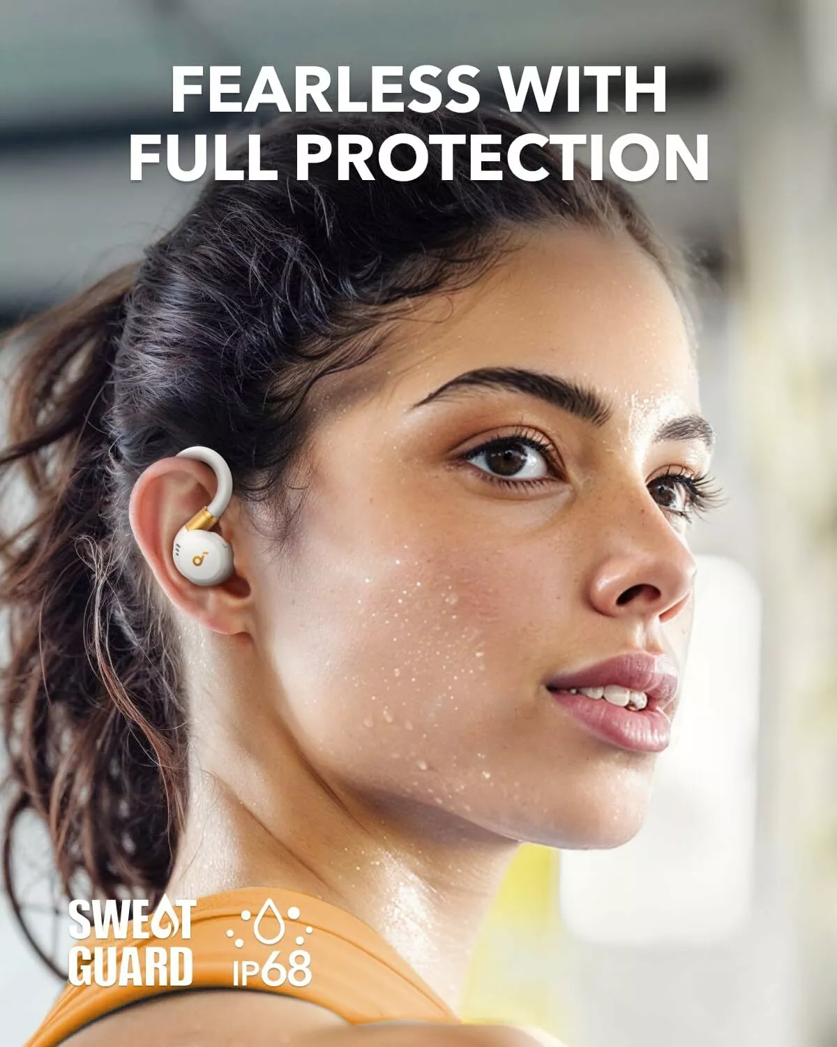 Handsfree Bluetooth Anker Soundcore Sport X20, TWS, ANC, Wit A3968G21