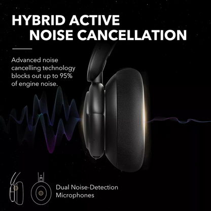 Handsfree Bluetooth Anker SoundCore Q30, A2DP, ANC, Zwart A3028313