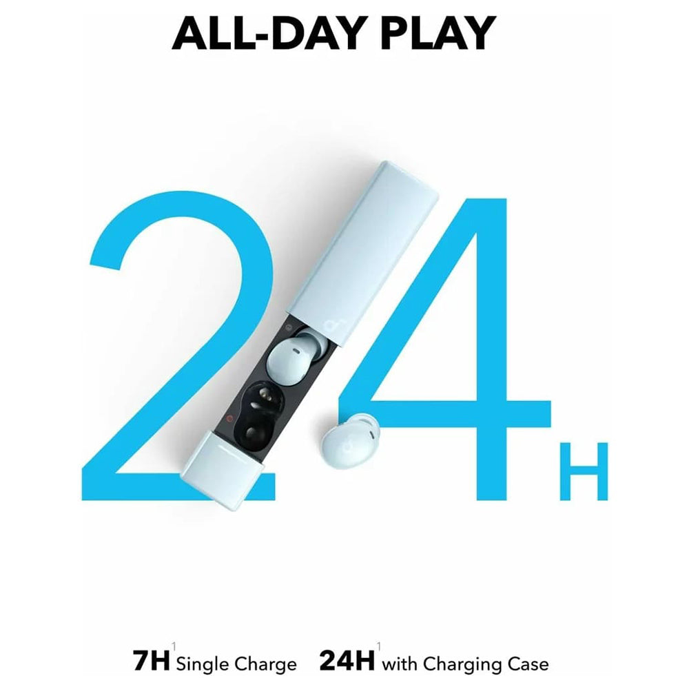 Handsfree Bluetooth Anker SoundCore A30i, TWS, Blauw A3958G31