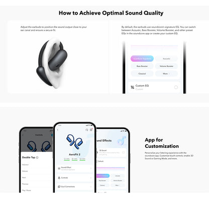 Handsfree Bluetooth Anker SoundCore AeroFit 2, TWS, Groen A3874G61