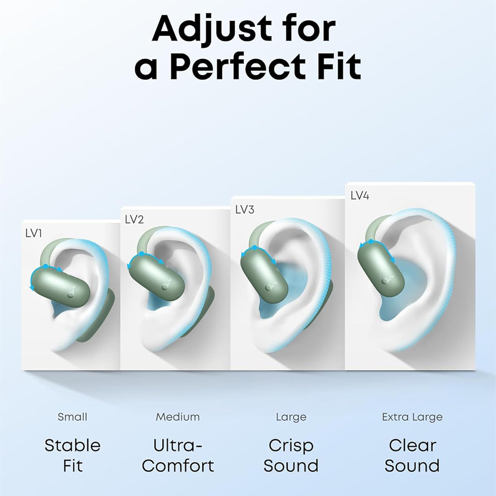 Handsfree Bluetooth Anker SoundCore AeroFit 2, TWS, Groen A3874G61