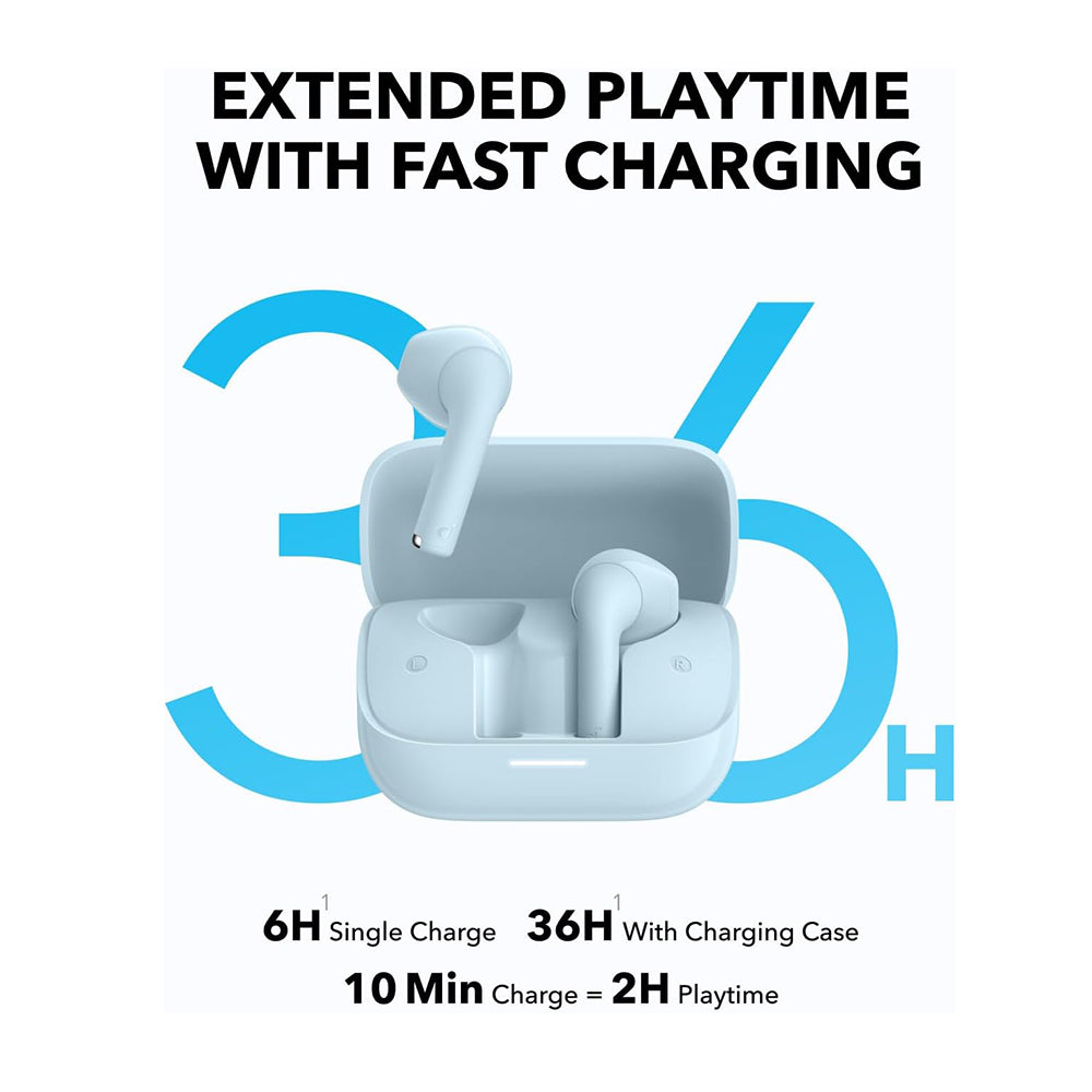 Handsfree Bluetooth Anker SoundCore K20i, TWS, Blauw A3994G31