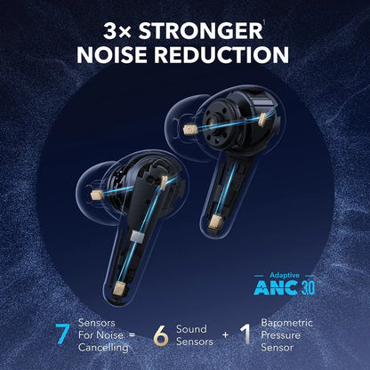 Handsfree Bluetooth Anker SoundCore Liberty 4 Pro NC, TWS, ANC, Zwart A3954GF1