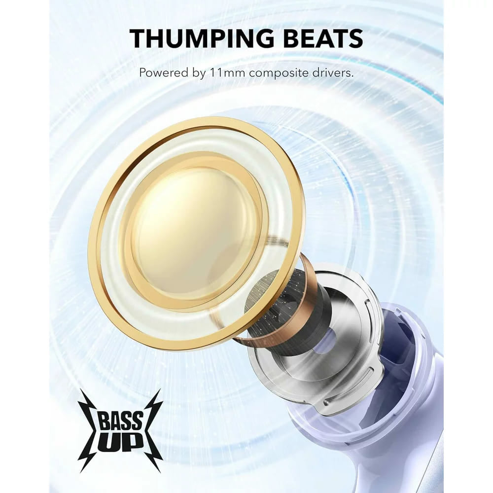 Handsfree Bluetooth Anker SoundCore P40i, TWS, ANC, Paars A3955GQ1