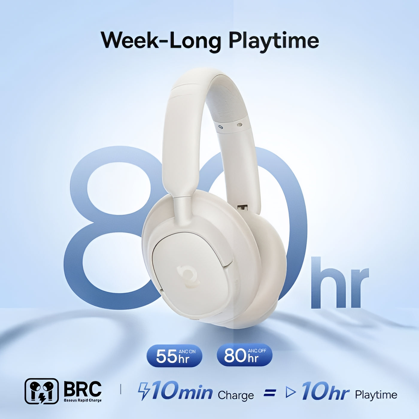 Handsfree Bluetooth Baseus Bass BH1 NC, MultiPoint, A2DP, ANC, Wit A0203702