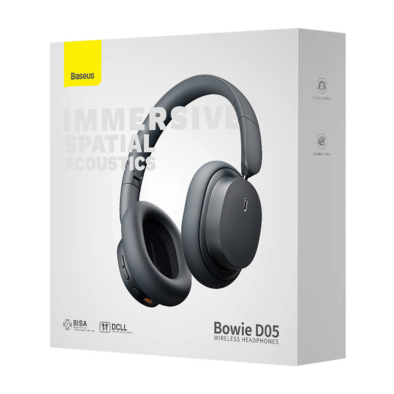 Handsfree Bluetooth Baseus Bowie D05, MultiPoint, A2DP, Grijs NGTD020213