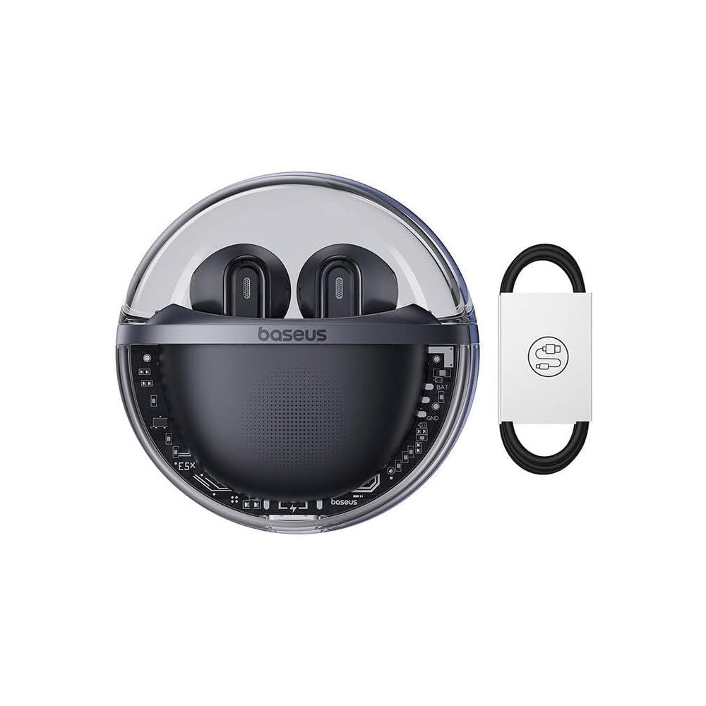 Handsfree Bluetooth Baseus Bowie E5x, TWS, Zwart A00060101123-00