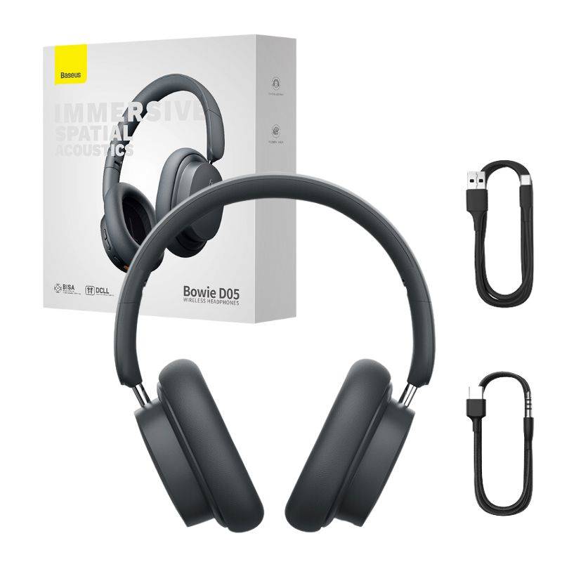 Handsfree Bluetooth Baseus Bowie D05, MultiPoint, A2DP, Grijs NGTD020213