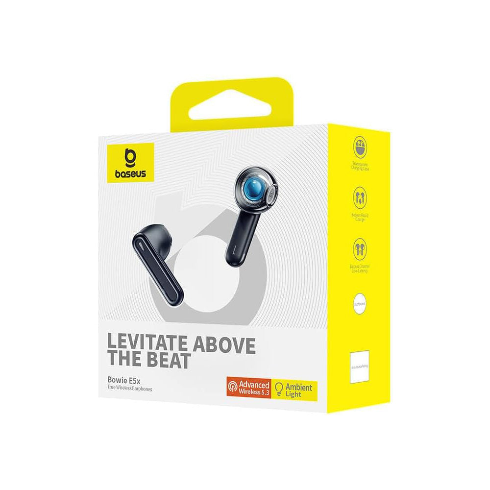 Handsfree Bluetooth Baseus Bowie E5x, TWS, Zwart A00060101123-00