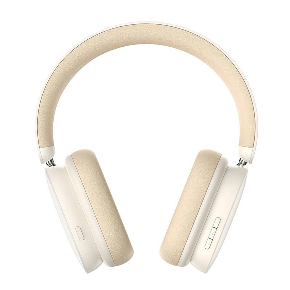 Handsfree Bluetooth Baseus Bowie H1, A2DP, ANC, Crème NGTW230202