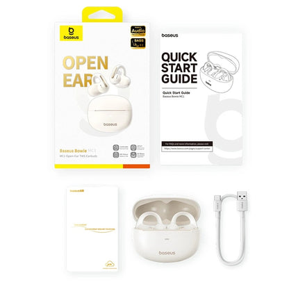 Handsfree Bluetooth Baseus Bowie MC1, TWS, Wit A00083501226-00