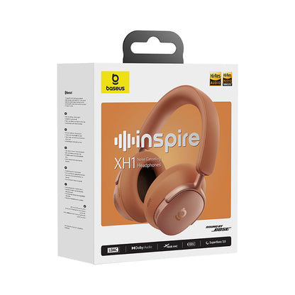 Handsfree Bluetooth Baseus Inspire XH1 Sound by Bose, A2DP, ANC, Koraal Oranje A0203600