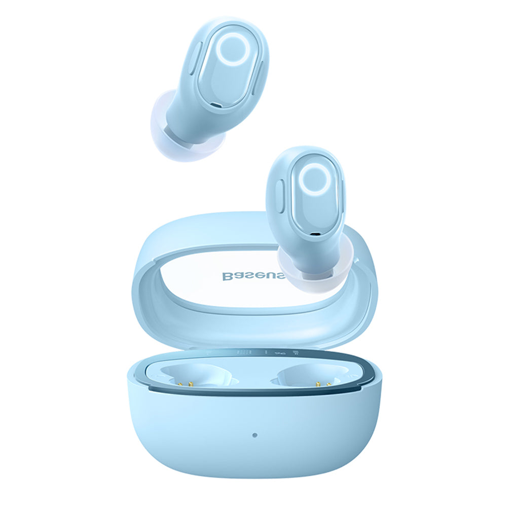 Handsfree Bluetooth Baseus WM02+, TWS, Blauw NGTW370303