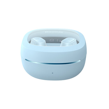 Handsfree Bluetooth Baseus WM02+, TWS, Blauw NGTW370303
