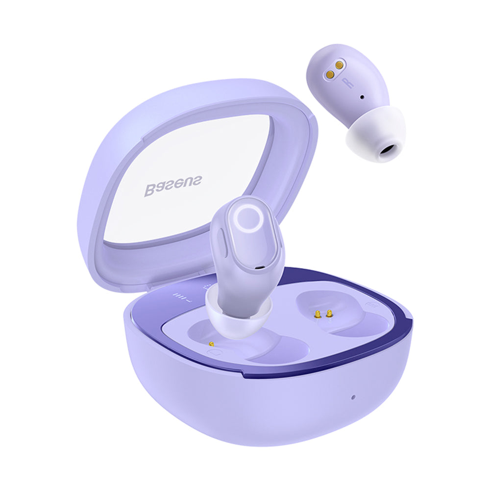 Handsfree Bluetooth Baseus WM02+, TWS, Paars NGTW370305