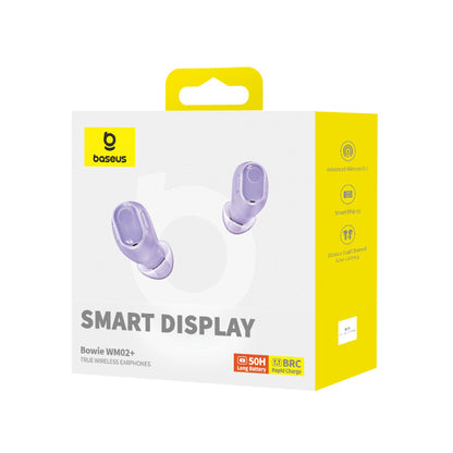 Handsfree Bluetooth Baseus WM02+, TWS, Paars NGTW370305