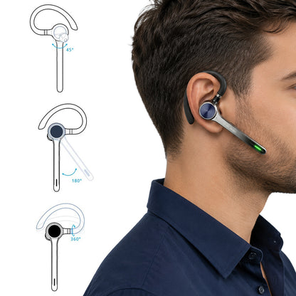 Bluetooth-handsfree Blavec Talk 1, MultiPoint, A2DP, zwart