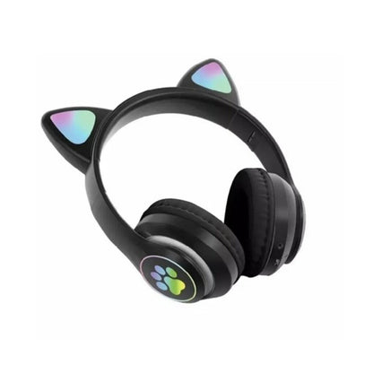 Handsfree Bluetooth Borofone BO18 Cat Ear, A2DP, Zwart