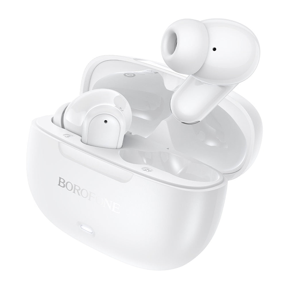 Handsfree Bluetooth Borofone BW96 Mellow, TWS, Wit