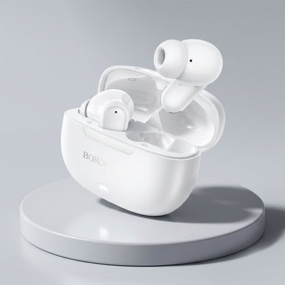 Handsfree Bluetooth Borofone BW96 Mellow, TWS, Wit