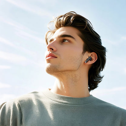 Handsfree Bluetooth Borofone FQ10 Joyful, TWS, Zwart