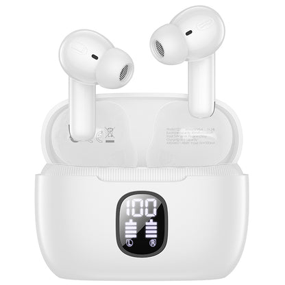 Handsfree Bluetooth Borofone FQ7 Treasure, TWS, ANC, MultiPoint, Wit