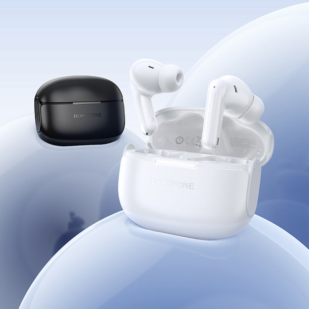 Handsfree Bluetooth Borofone FQ9 Peaceful, TWS, Zwart
