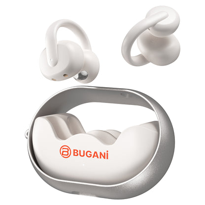 Bluetooth-handsfree Bugani Clip B21, TWS, Wit